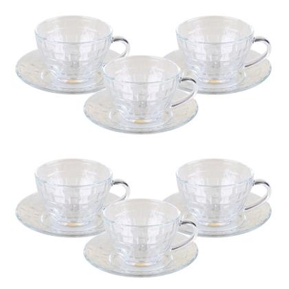 Imagem de Conjunto 6 Xícaras 230ml com Pires Picnic Cazza