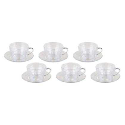 Imagem de Conjunto 6 Xícaras 230ml com Pires Picnic Cazza