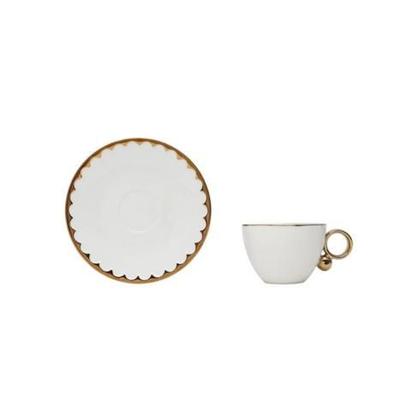 Imagem de Conjunto 6 Xícaras Chá Porcelana Egg Branco 200Ml- Wolff
