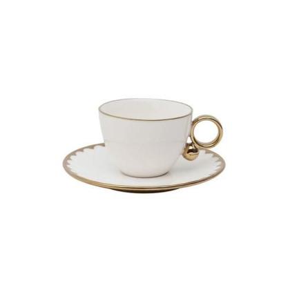 Imagem de Conjunto 6 Xícaras Chá Porcelana Egg Branco 200Ml- Wolff