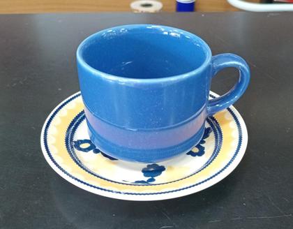 Imagem de Conjunto 6 Xicaras de Chá com Pires Donna Giardino 180ml em Porcelana Biona