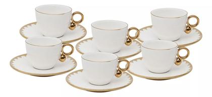 Imagem de Conjunto 6 Xícaras de Chá em Porcelana Egg 200ml Wolff