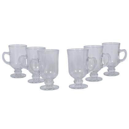 Imagem de Conjunto 6 Xícaras Taca Alta Capuccino Chocolate Café 130ml