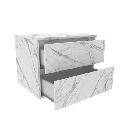Imagem de Conjunto 60cm Gabinete para Banheiro com Espelheira e Cuba CJ18-112 Tecnomóbili