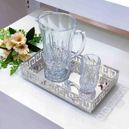 Imagem de Conjunto 7 Pçs Jarra e 6 Copos de Vidro Sodo-Calcico Roberta Lyor