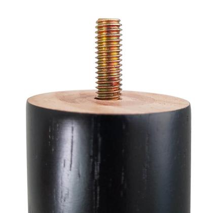 Imagem de Conjunto 7 Pés Para Cama Colchão Box Baú Casal ou Solteiro 12cm