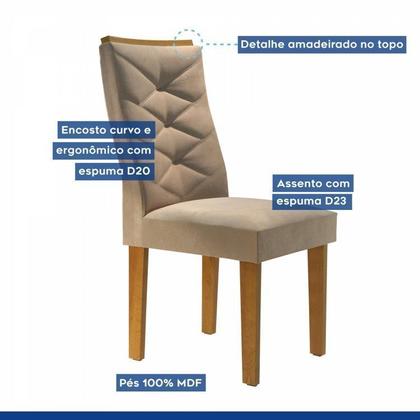 Imagem de Conjunto 8 Cadeiras para Sala de Jantar Germany