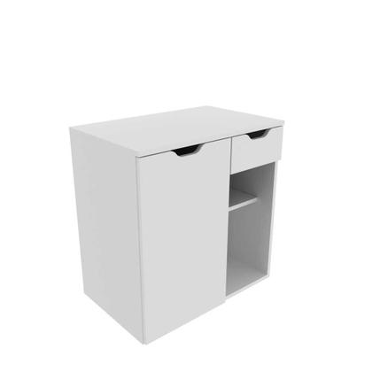 Imagem de Conjunto 80cm Gabinete para Banheiro com Espelheira e Cuba CJ18-105 Tecnomóbili