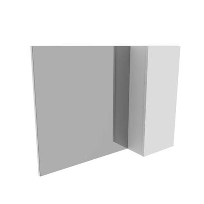 Imagem de Conjunto 80cm Gabinete para Banheiro com Espelheira e Cuba CJ18-105 Tecnomóbili