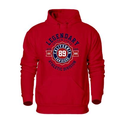 Imagem de Conjunto Abrigo de Frio Moletom Canguru Estampada Legendary California Calça Comprida Flanelada