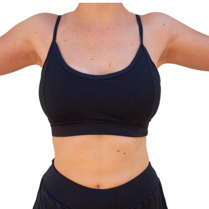 Imagem de Conjunto Academia Top com Bojo + Short Duplo Suplex Dry Fit