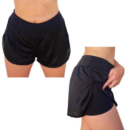 Imagem de Conjunto Academia Top com Bojo + Short Duplo Suplex Dry Fit