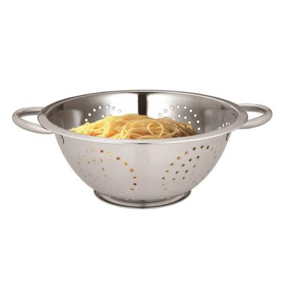 Imagem de Conjunto Aço Inox 3 Peças Escorredor Arroz, Macarrão E Bowl