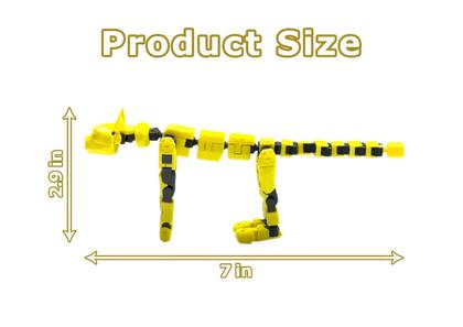 Imagem de Conjunto Action Cat T13 Action Cat Robot impresso em 3D em amarelo