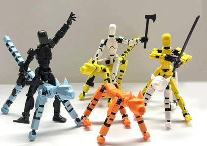 Imagem de Conjunto Action Cat T13 Action Cat Robot impresso em 3D em amarelo