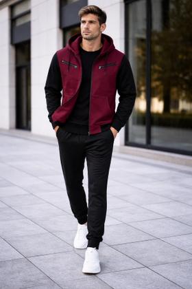 Imagem de Conjunto Agasalho Blusa De Frio De Zíper + Calça Moletom