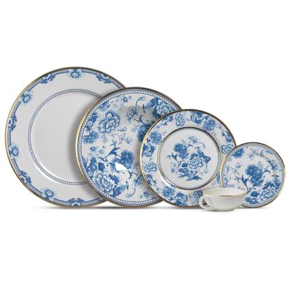 Imagem de Conjunto Alleanza de 6 Pratos Raso  Chinese Blue - Lhd Louças