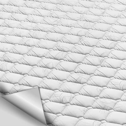 Imagem de Conjunto Amx FOAM Espuma D33 Americanflex Double Face Box Baú Max Ultra Suede Bege Queen Size 158x198x66cm