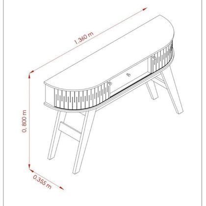 Imagem de Conjunto Aparador Estoril e Mesa de Centro Indianapolis