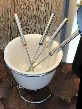 Imagem de Conjunto Aparelho de Fondue New Hauskraft Chocolate Queijo