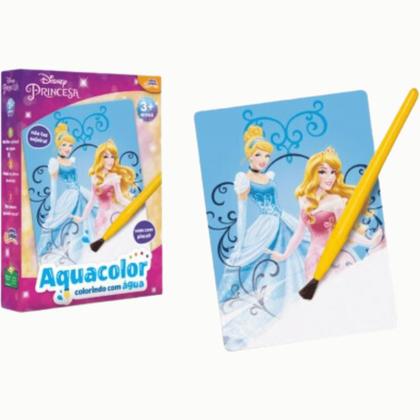 Imagem de Conjunto Aquacolor Princesas Disney Colorindo c/ Agua Toyste