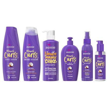 Imagem de Conjunto Aussie Miracle Curls: Shampoo e Condicionador + 4 Itens