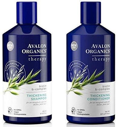 Imagem de Conjunto Avalon Organics Biotin B-Complex - Shampoo e Condicionador