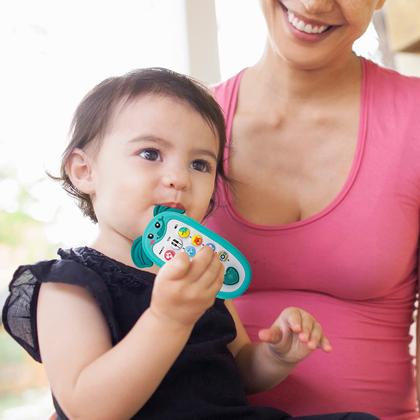 Imagem de Conjunto Baby Rattles Teethers WISHTIME, 10 unidades com telefone de 6 a 12 meses