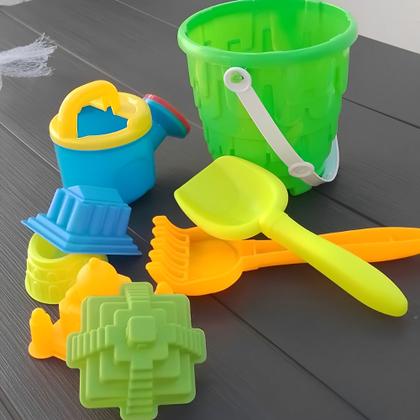 Imagem de Conjunto Balde Praia Brinquedos Infantil Areia Parque Kit