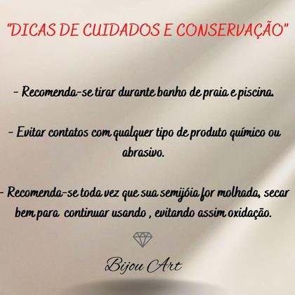 Imagem de Conjunto Banhado a Prata Liso Com Pedras Bijou Art