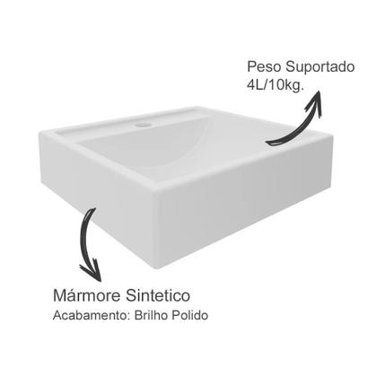 Imagem de Conjunto Banheiro Bn3600x39x40 Amendoa Metalizado