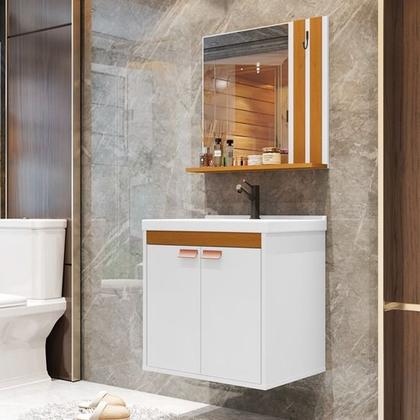 Imagem de Conjunto Banheiro Completo Prime Balcão com Cuba e Espelho - Diversas Cores - Comprar Móveis em Casa