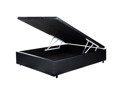 Imagem de Conjunto Baú Casal (Colchão Silver Star Hibrido One Face Castor + Base Baú Econ. 36cm)