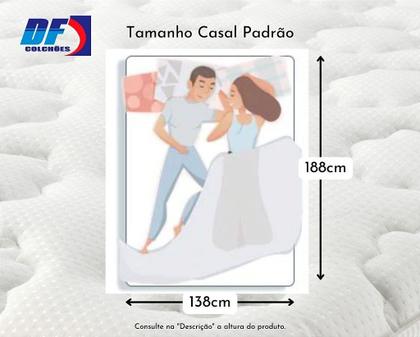Imagem de Conjunto Baú Casal (Colchão Star Plus Plumatex + Base Baú Econ. 36cm)