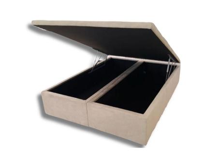 Imagem de Conjunto Baú Queen (Colchão Amx One Face Pillow Americanflex + Base Baú Econ. 36cm)