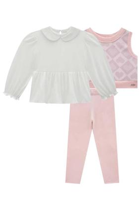 Imagem de Conjunto Bebê Bata Legging e Colete Kukiê