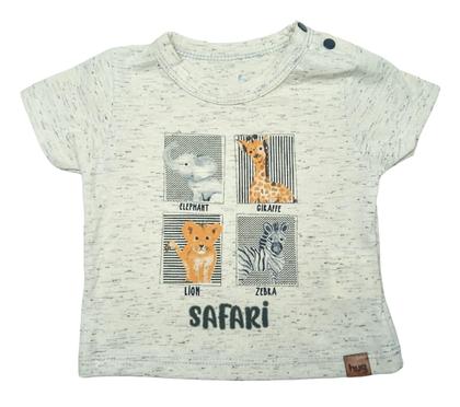Imagem de Conjunto Bebê Blusa Manga Curta com Calça Safari Bege - Hug