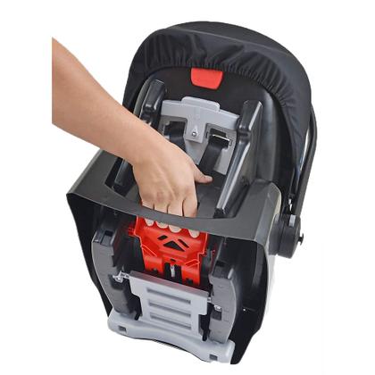 Imagem de Conjunto Bebê Conforto com Base para Carro Burigotto Touring X de 0 até 13 Kg Cinza e Bege