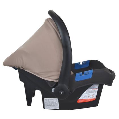 Imagem de Conjunto Bebê Conforto com Base para Carro Burigotto Touring X de 0 até 13 Kg Cinza e Bege