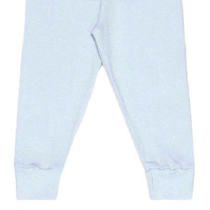 Imagem de Conjunto Bebê Dedeka Body ML Canelado Azul - 0880