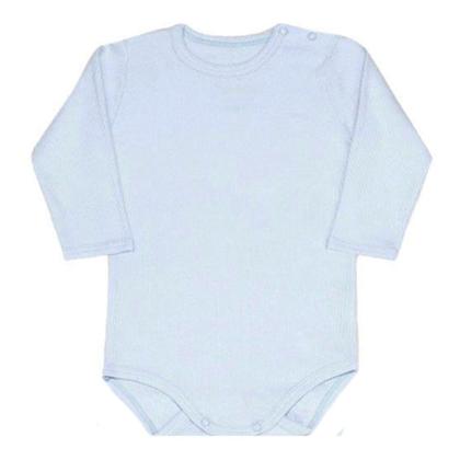 Imagem de Conjunto Bebê Dedeka Body ML Canelado Azul - 0880