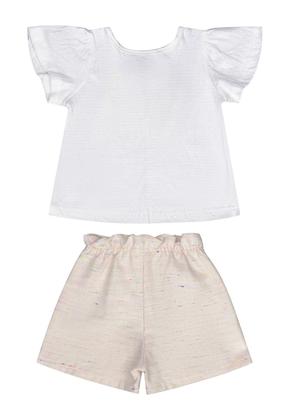 Imagem de Conjunto Bebê Menina com Blusa e Shorts Guloseima