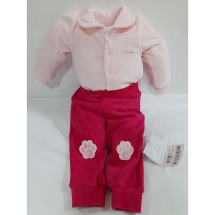 Imagem de Conjunto Bebê Menina Le Bhua Paraiso Body Plush Inverno 496