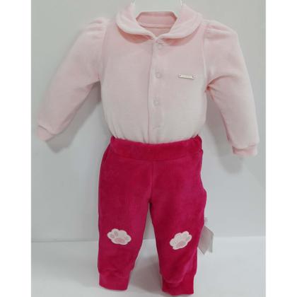 Imagem de Conjunto Bebê Menina Le Bhua Paraiso Body Plush Inverno 496