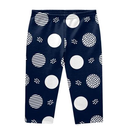 Imagem de Conjunto Bebê Menina Moletom Peluciado Com Bordado e Legging Estampada Kyly