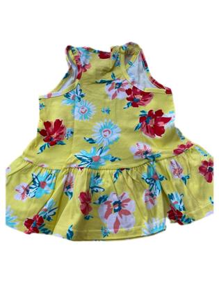 Imagem de Conjunto Bebê Menina Verão Blusa Regata Bata Bermuda Ciclista em Cotton - Malwee Kids