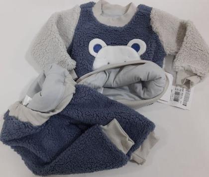 Imagem de Conjunto Bebe Menino 2 Pçs Inverno Pelo Paraiso Luxo 11808