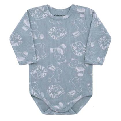 Imagem de Conjunto Bebê Menino Dedeka Body Bichinhos Azul - 0890