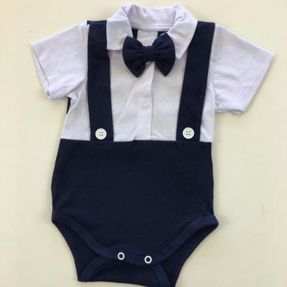 Imagem de Conjunto Bebe Menino Pagão com Suspensório