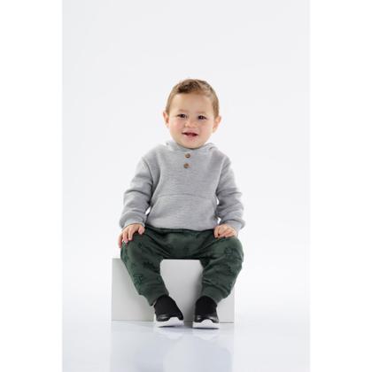 Imagem de Conjunto Bebê Moletinho Capuz Menino Pulla Bulla Ref. 50170